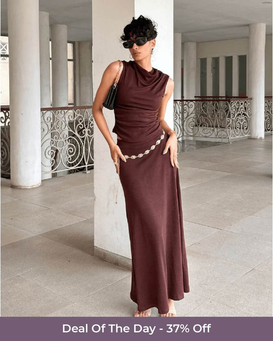 Brown Toned Co-ord Set